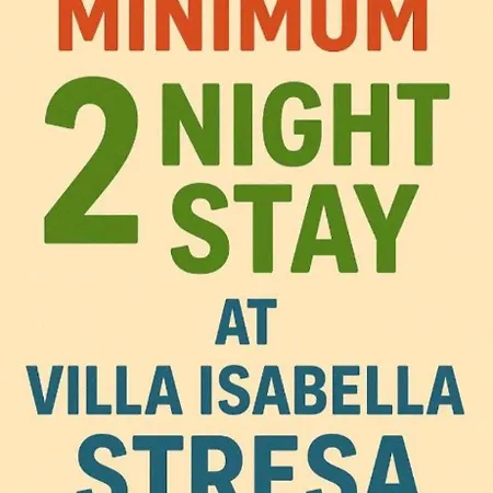 Isabella: Lakefront With Park View Balcony Guest house Stresa